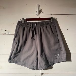 Gray Gymshark shorts. Size medium.